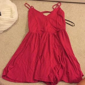 rose colored romper